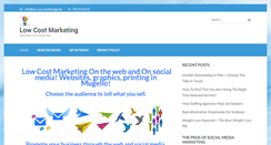 Desktop Screenshot of low-cost-marketing.net